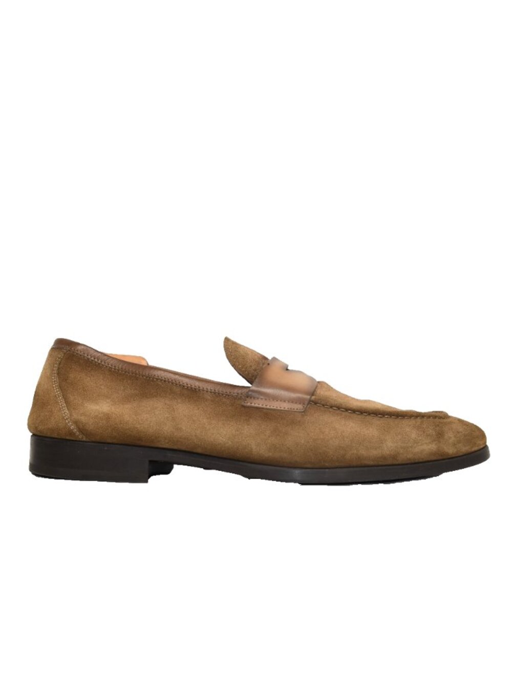 Magnanni Flex Ramiro II Loafer Tan Brown Suede Size 13 M 26210 DD559